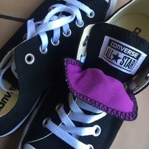 black new converse
